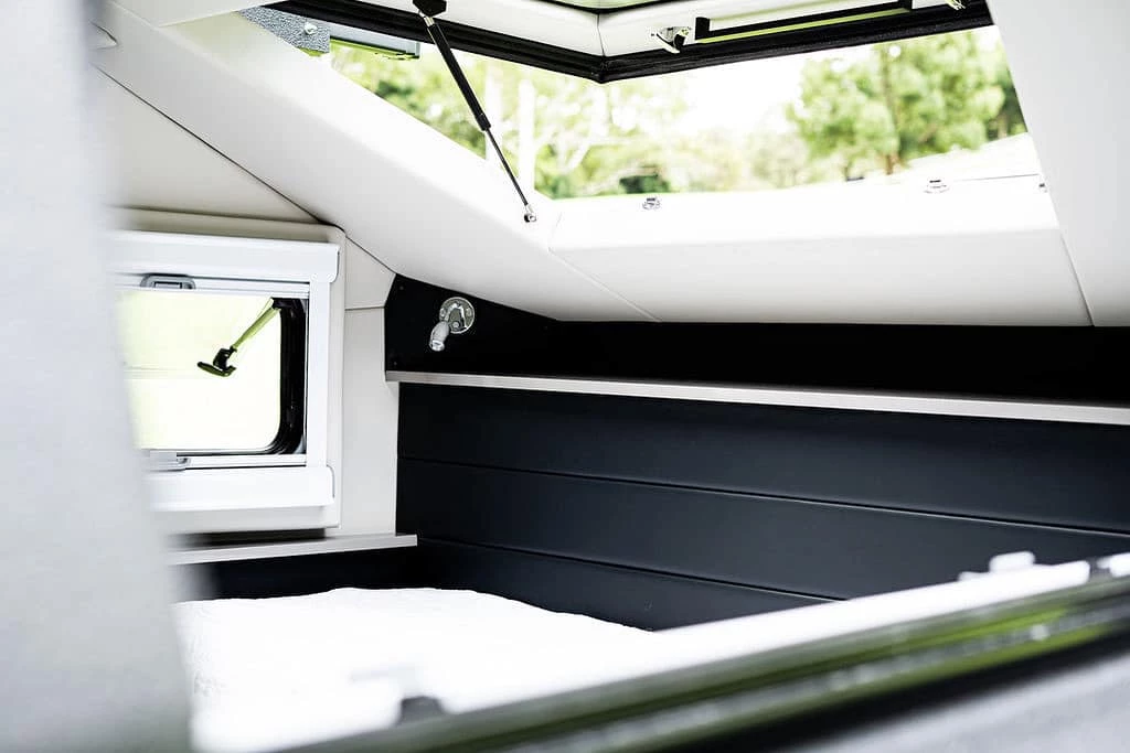 Pop open the roof hatch for a little extra fresh air