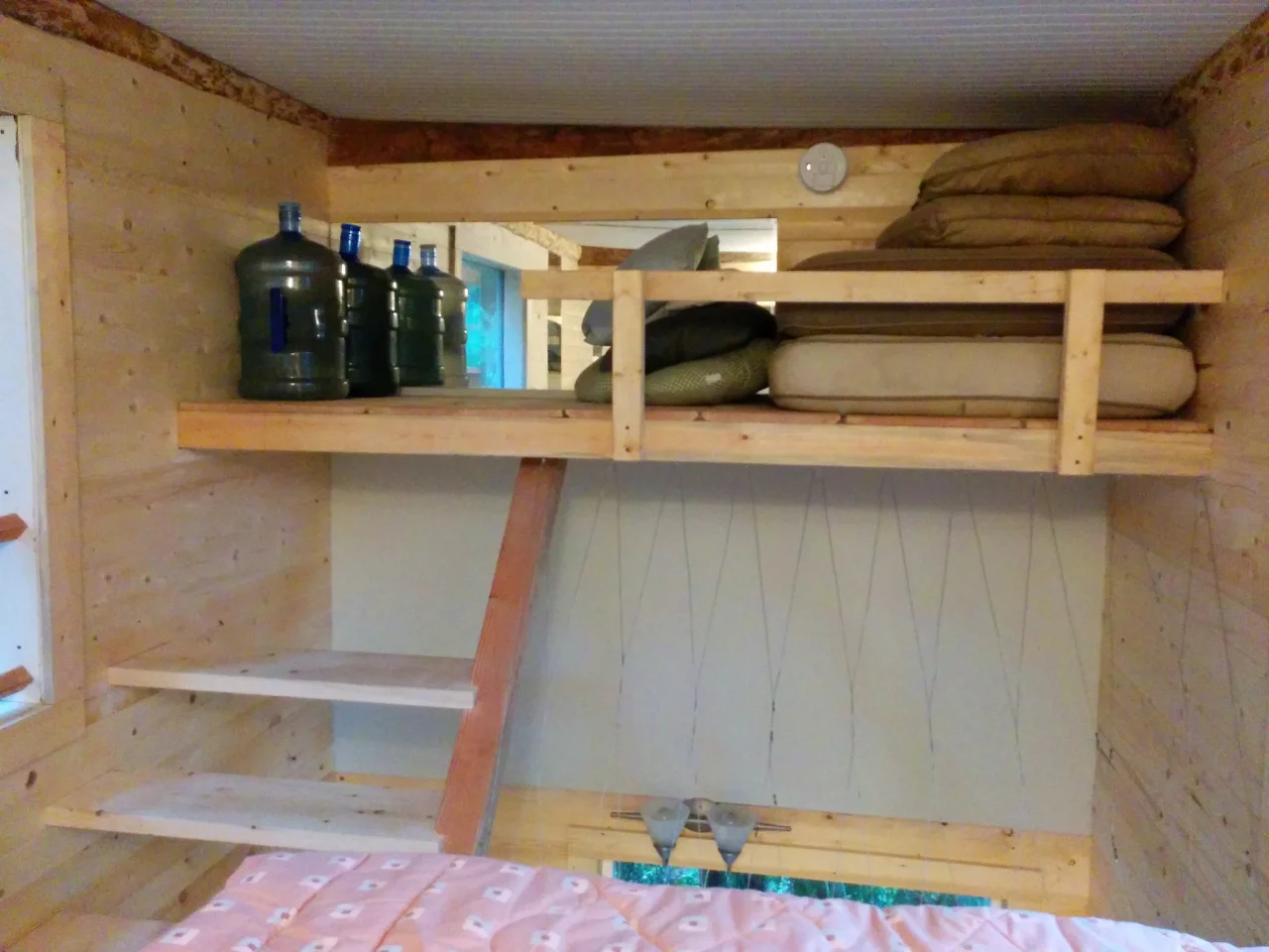 Yet another loft, little more than a crawl space, is also reached by a few more steps (Photo: Geoff de Ruiter)