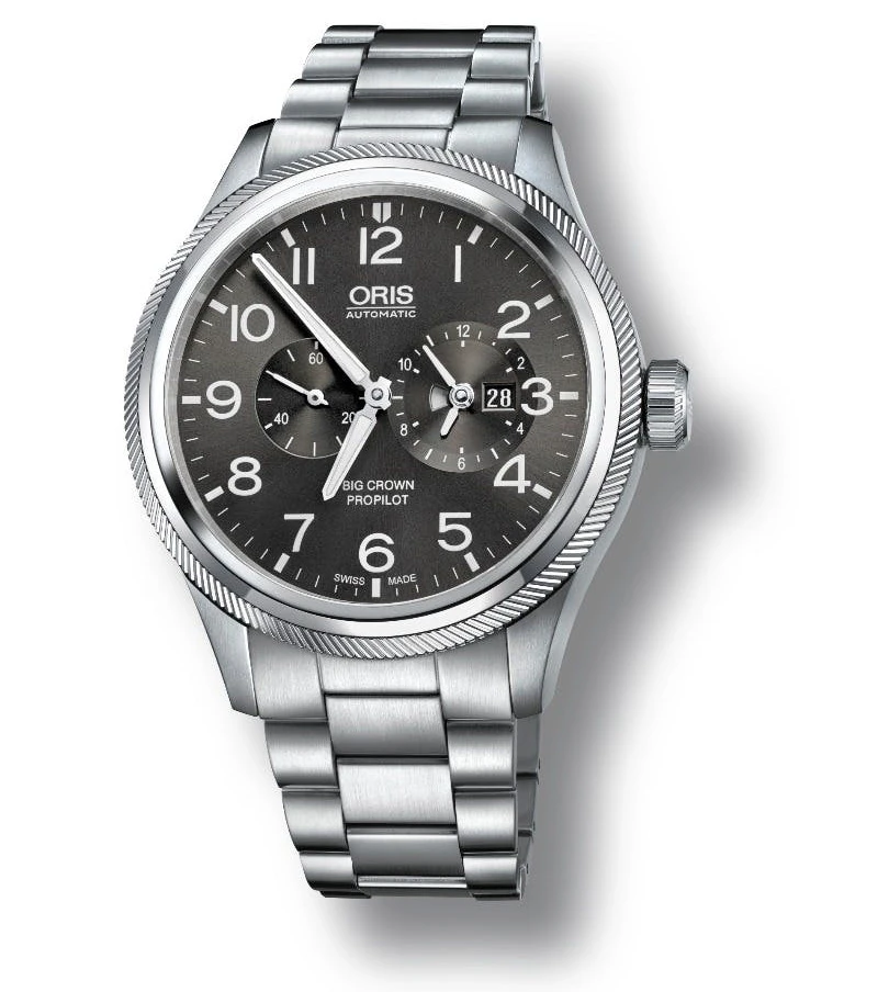 The Oris Big Crown ProPilot with anthracite dial