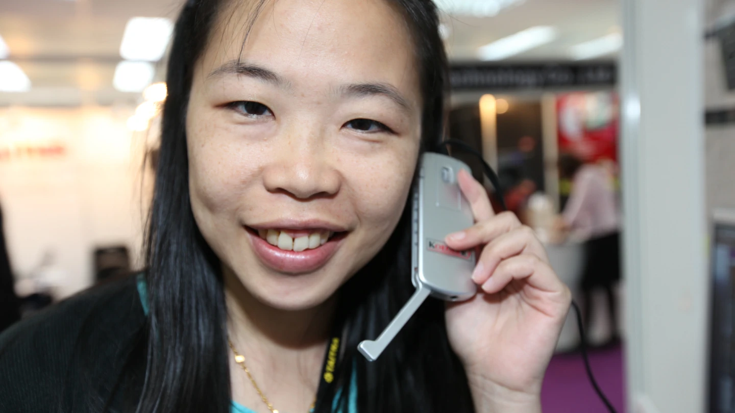 The Koegler AudioMouse combines a computer mouse with a phone