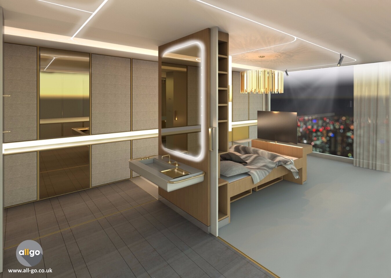 Accessible Hotel Room Concept Balances Form With Function