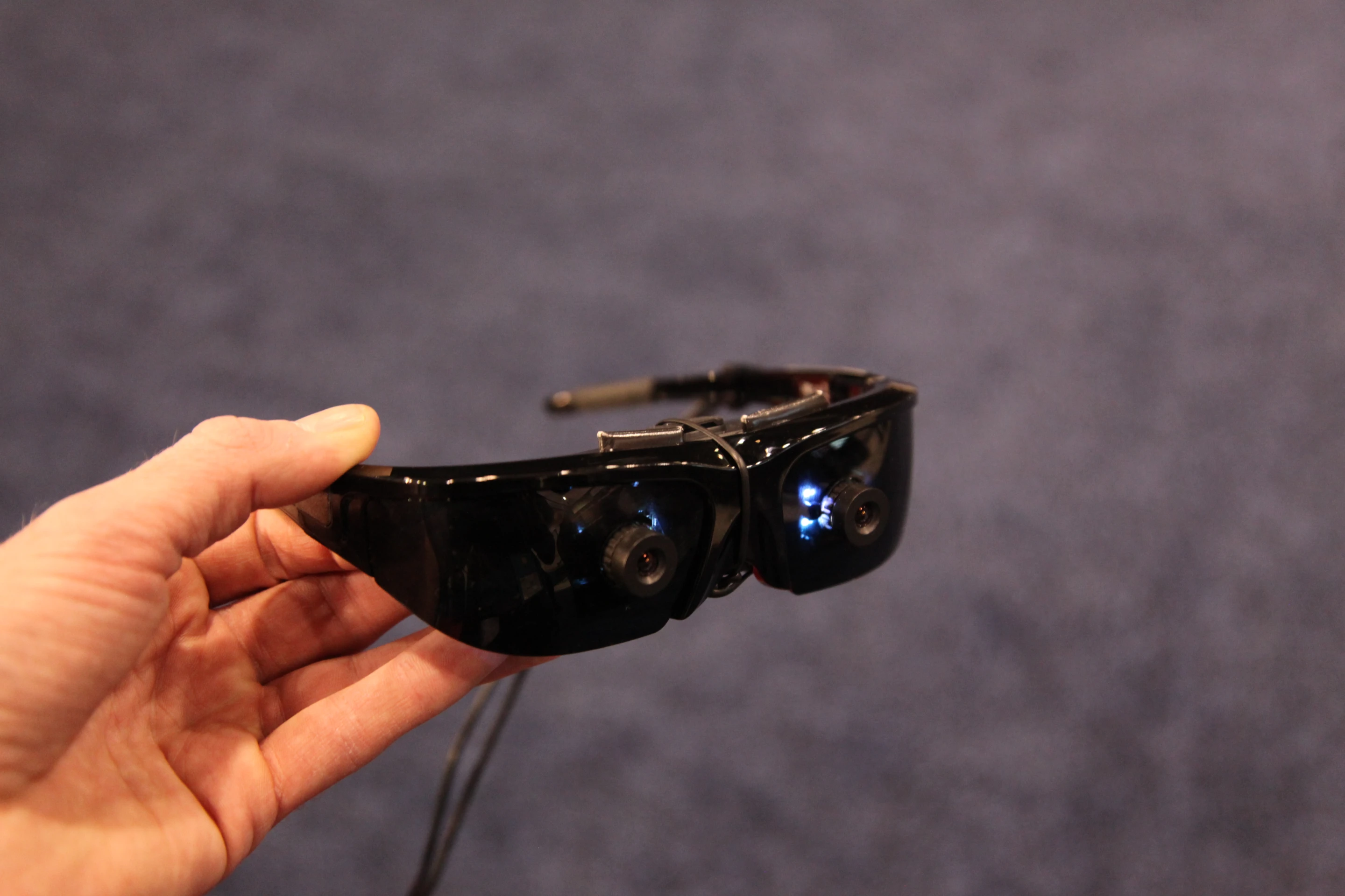 The Vizux Wrap 920AR augmented reality glasses