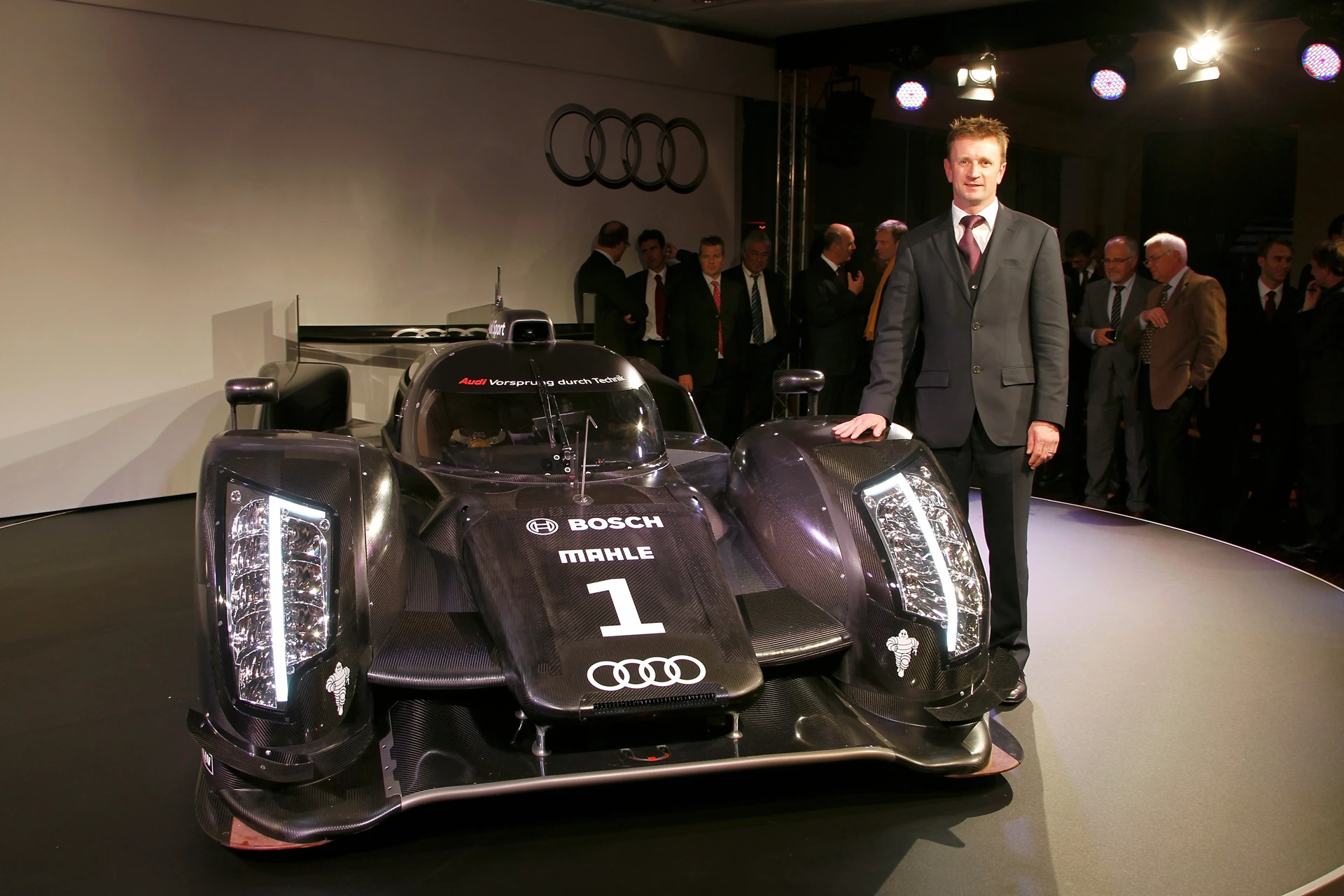 The new Audi R18 LMP1 sports car