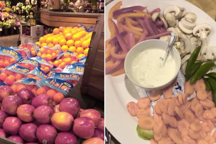 Screenshots from the Color Binoculars app