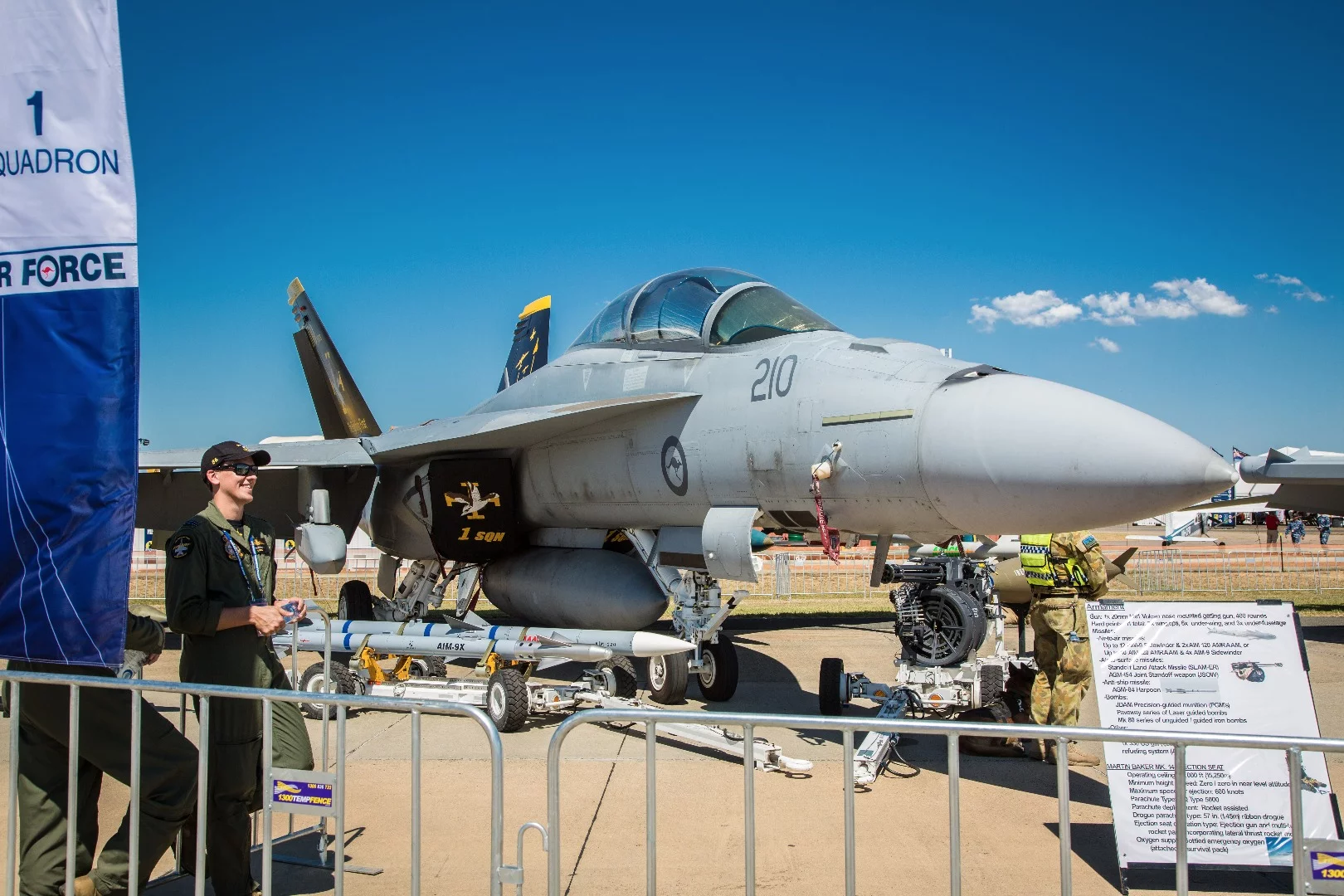 F/A-18F Super Hornet with weapon options