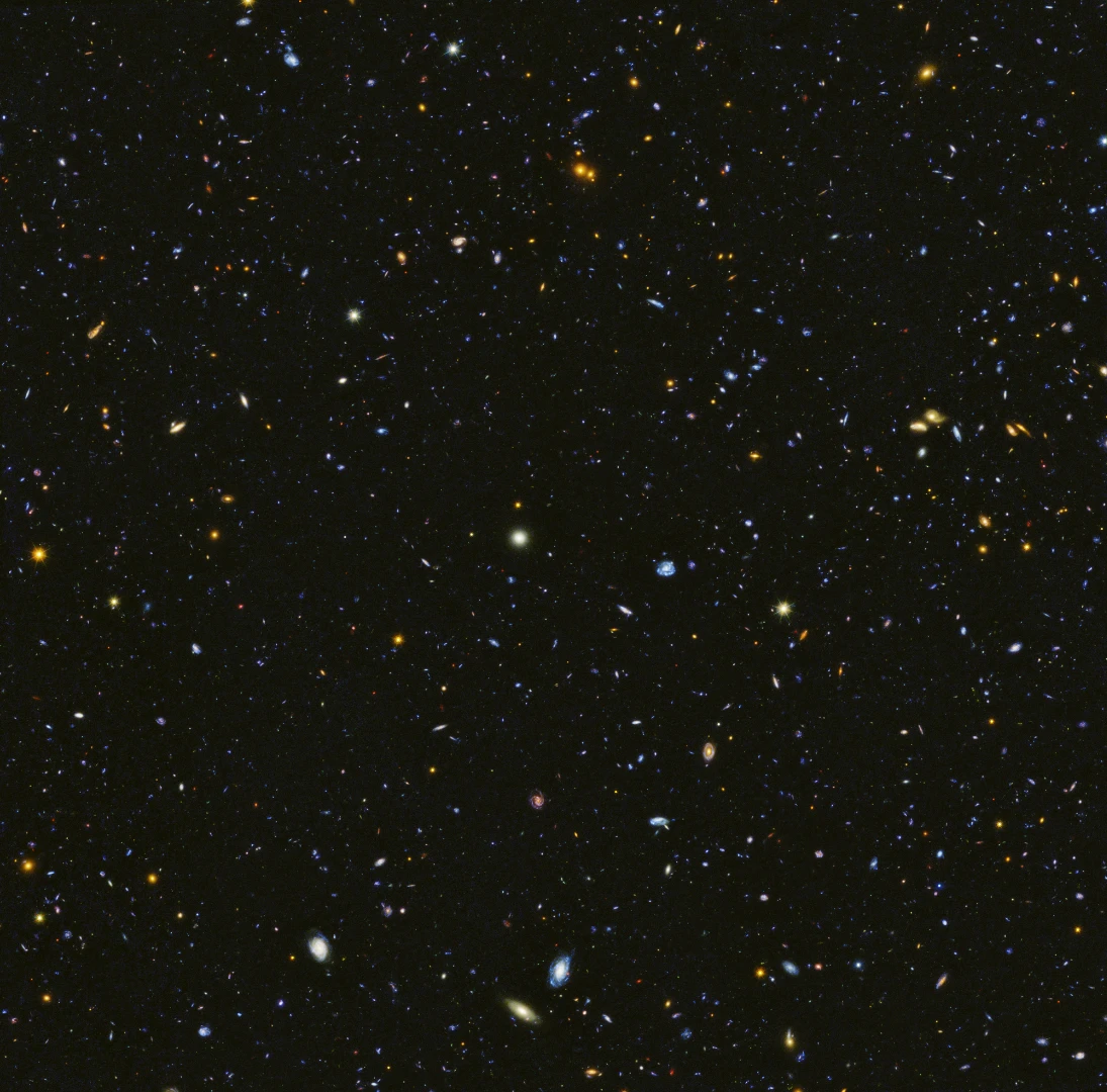 A section of the GOODS-South field, in the direction of the constellation Fornax