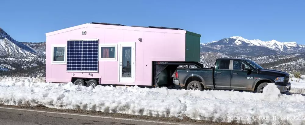 The Tucson gets its power solely from an off-grid solar setup