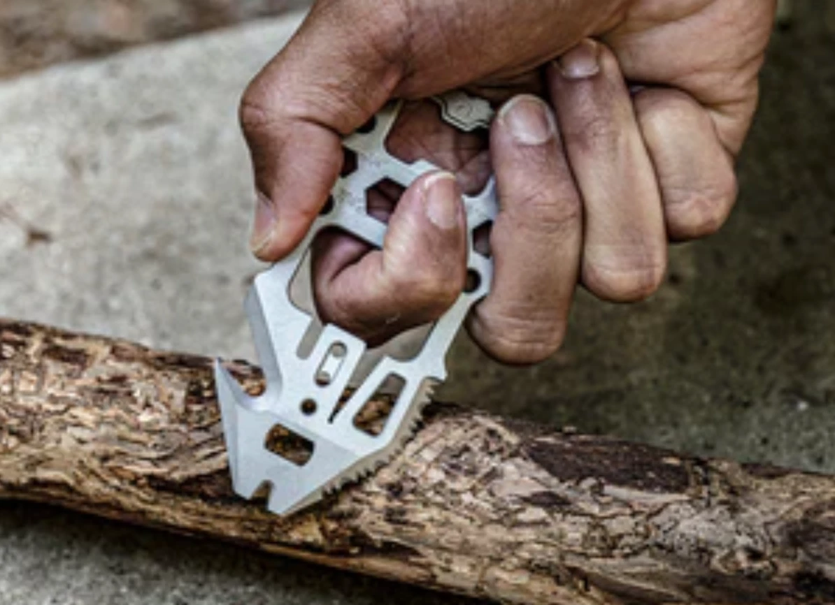 The MT05 multitool is crafted from heat-treated stainless steel
