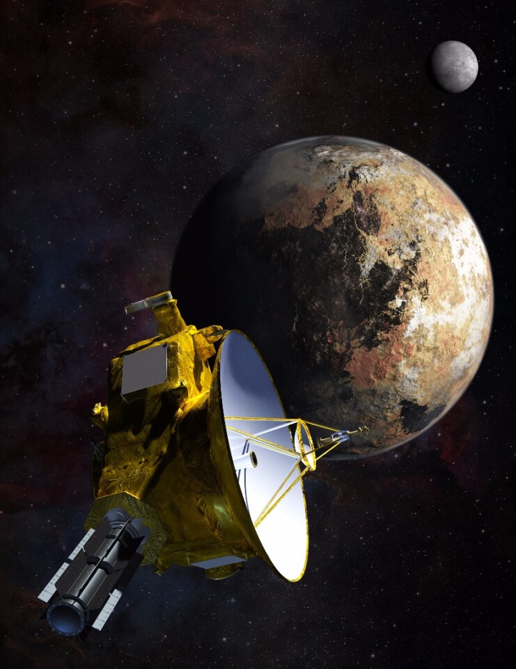 New Horizons past Pluto on July 14