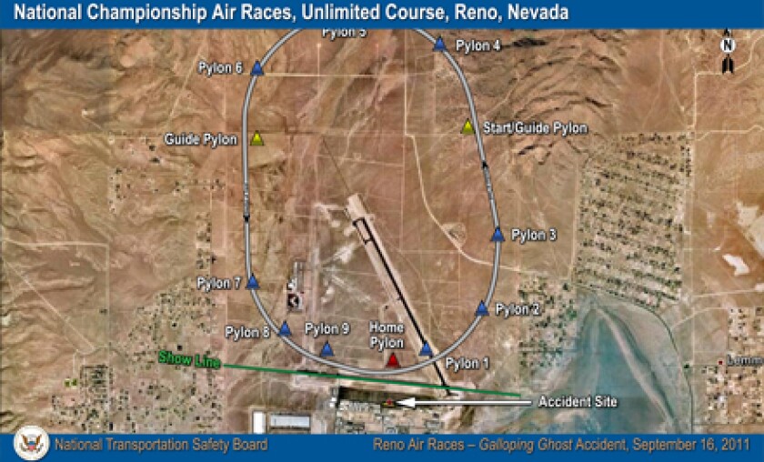 Changes to course layout have been recommended by the NTSB