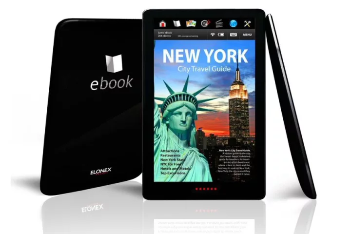 The Elonex 710EB eBook with full color LCD touchscreen display and wireless connectivity has just appeared for pre-order