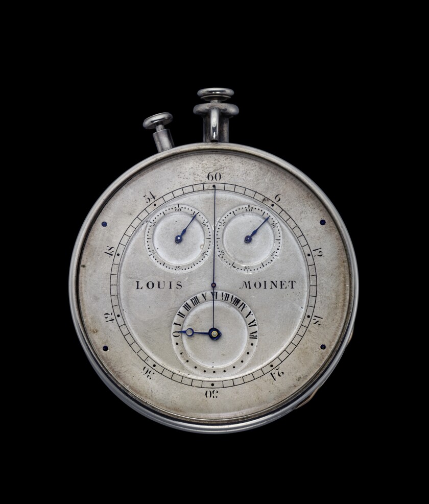 The compteur de tierces could record intervals of 1/60th of a second