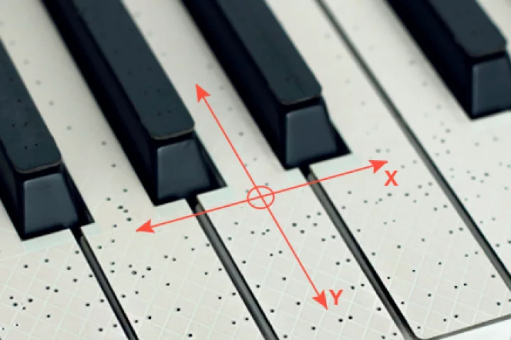 The TouchKeys system brings multitouch sound control to piano-style keyboards
