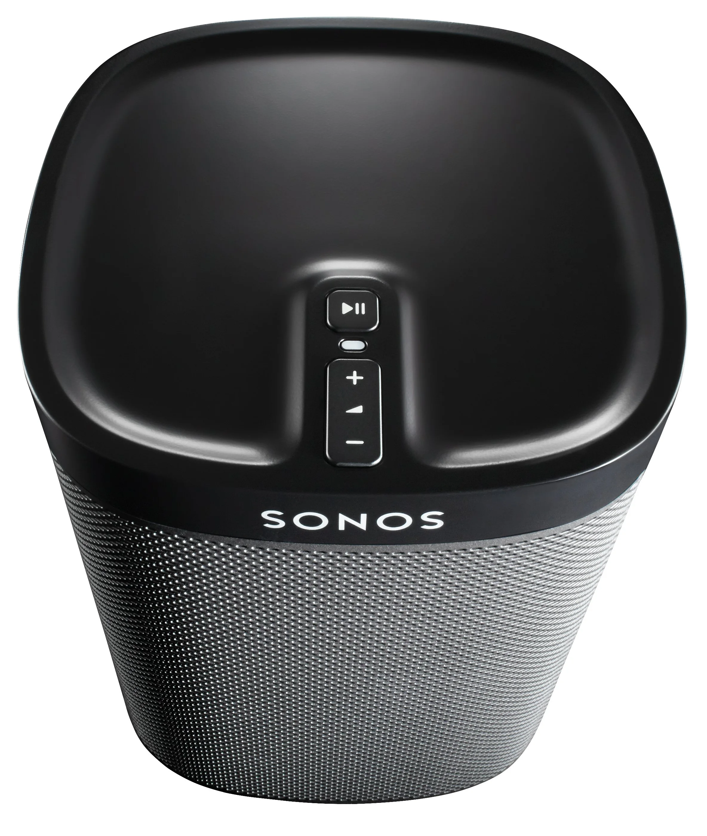 There's a single play/pause/skip button on the top of the speaker for physical playback control