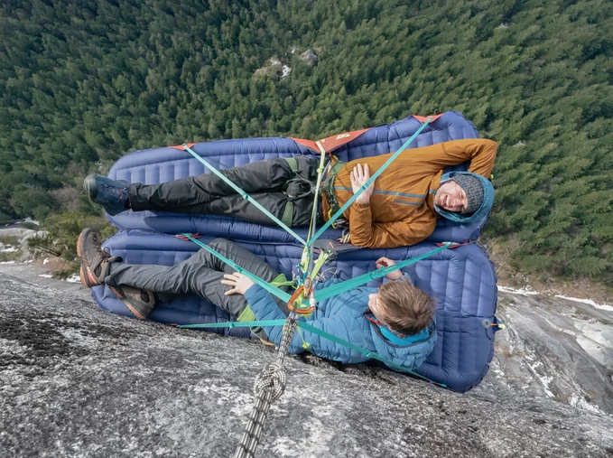 The G7 Pods can be setup in pairs side-by-side for a wide sleeping platform