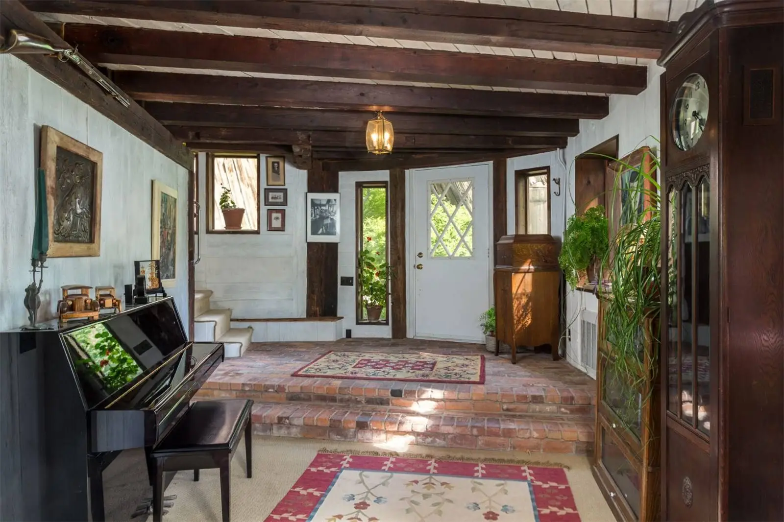 Living area inside the Tyringham Gingerbread House estate