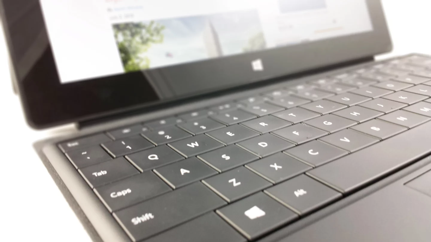 The keys on the Type Cover are shallow (in a good way) and responsive