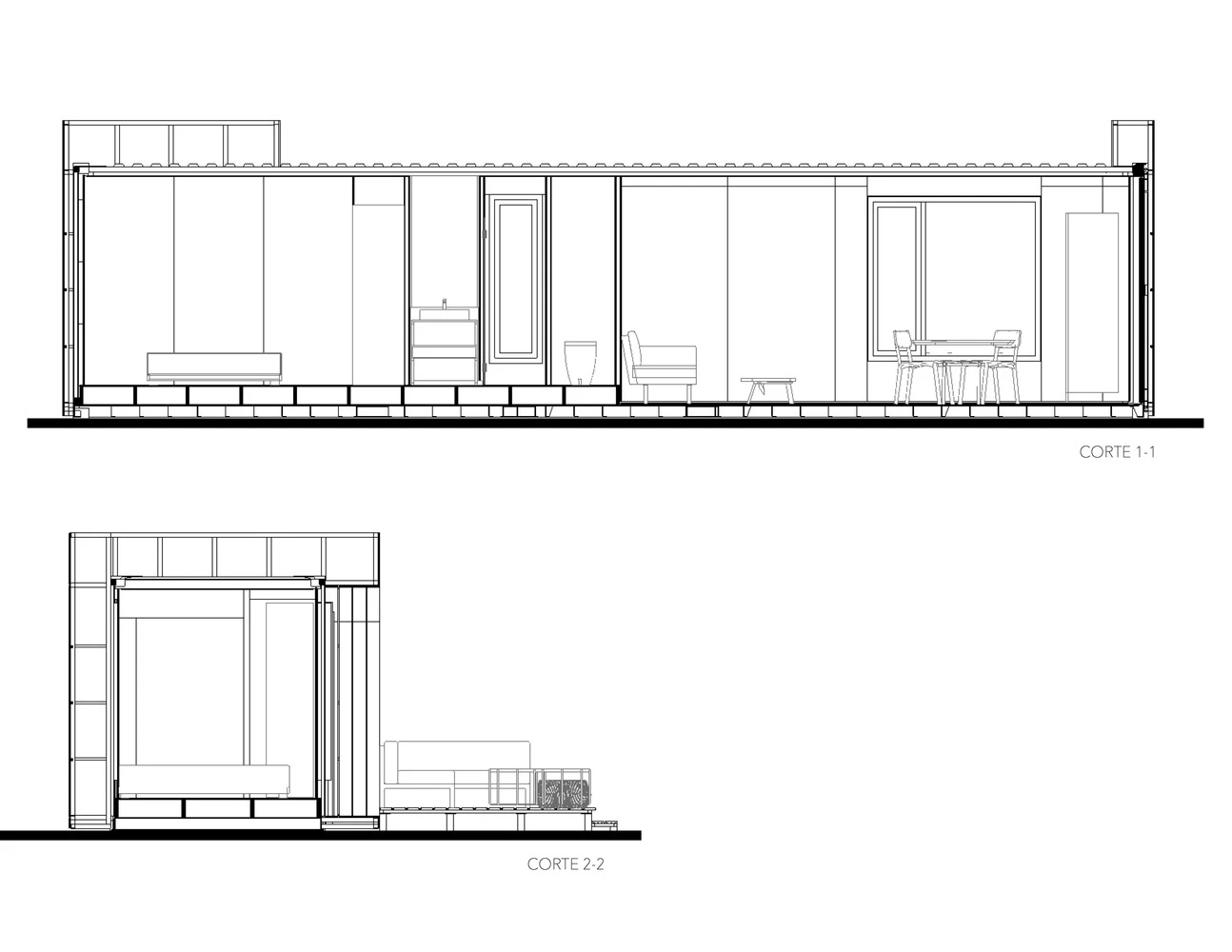 Exterior plans of the VMD model