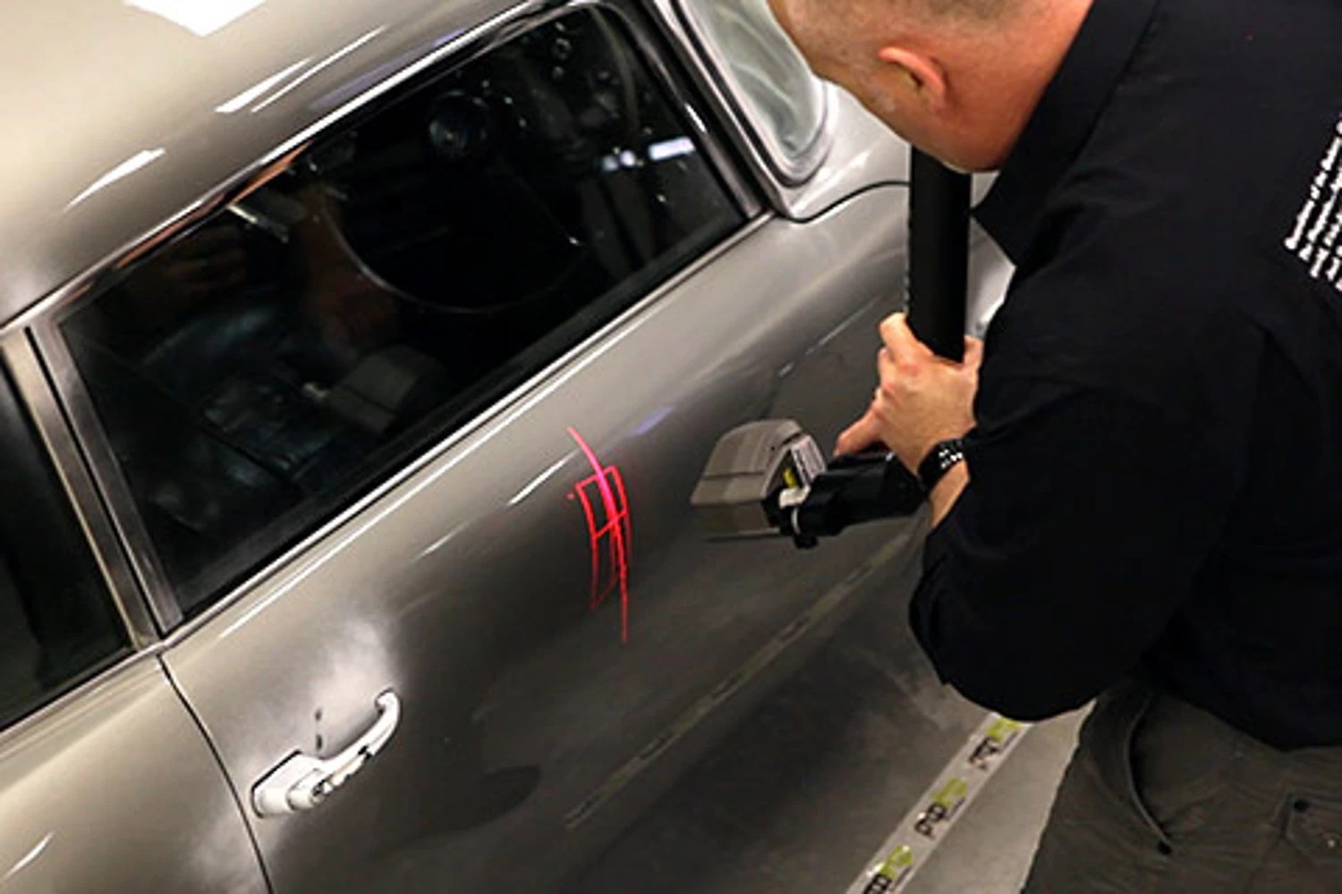 Scanning the original DB5 (Image: PropShop)