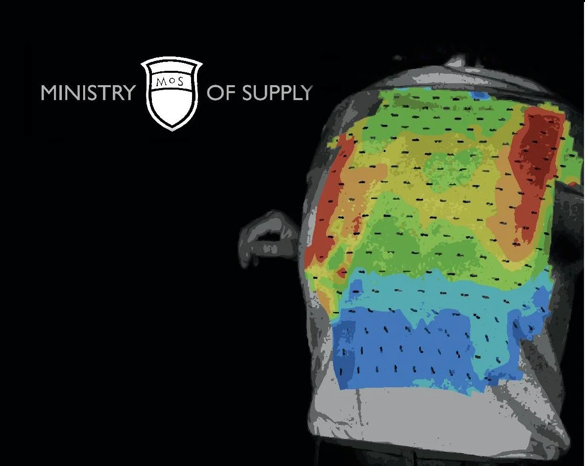 To create a better fitting, more responsive shirt, the designers looked to a technology known as strain analysis to map out exactly how the skin of a body moves