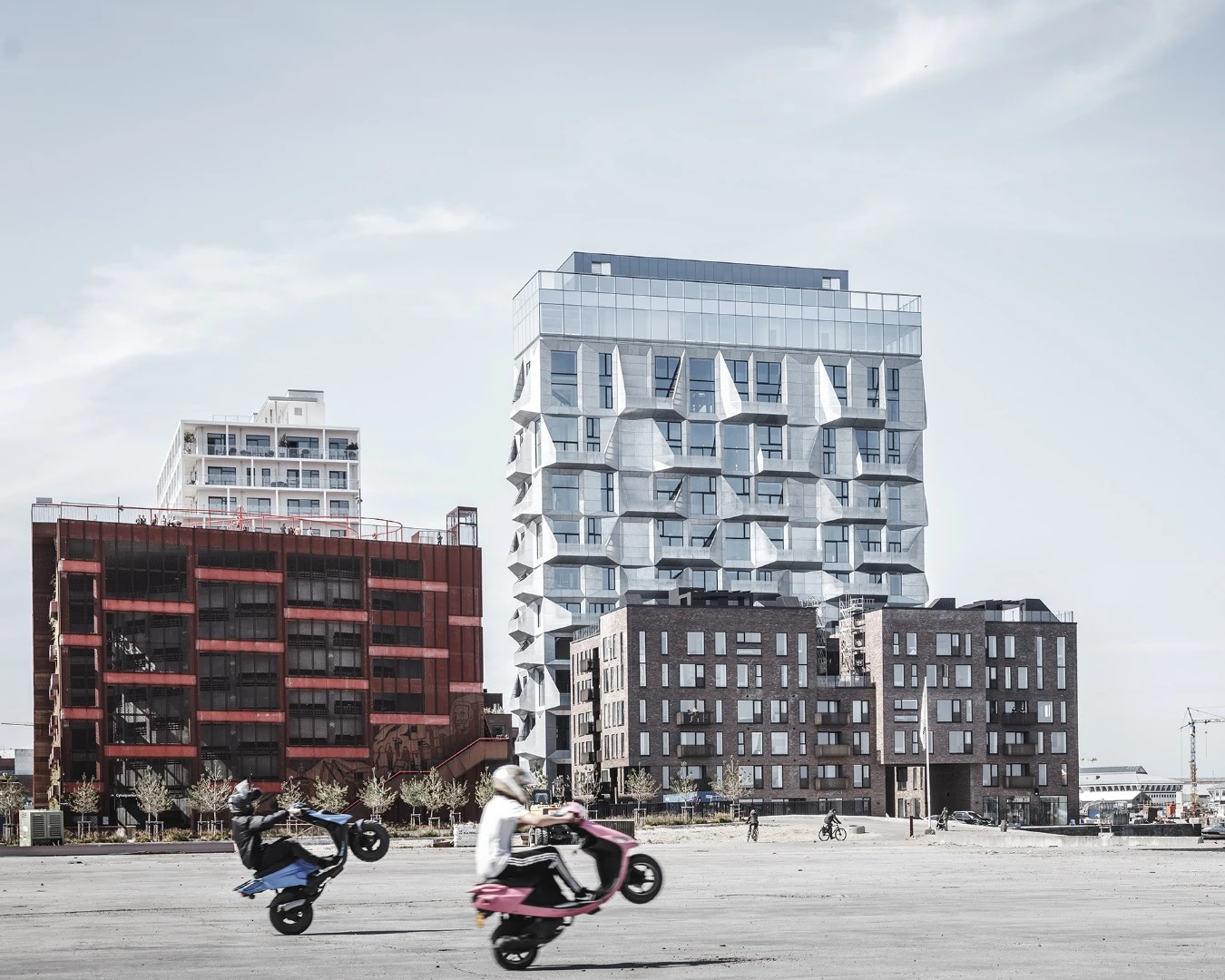 The Silo is part of a wider transformation of Copenhagen’s Nordhavn (North Harbor) area