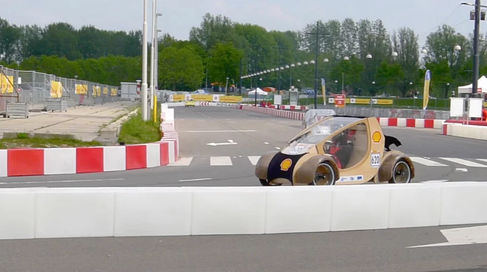 At the European Eco-Marathon event