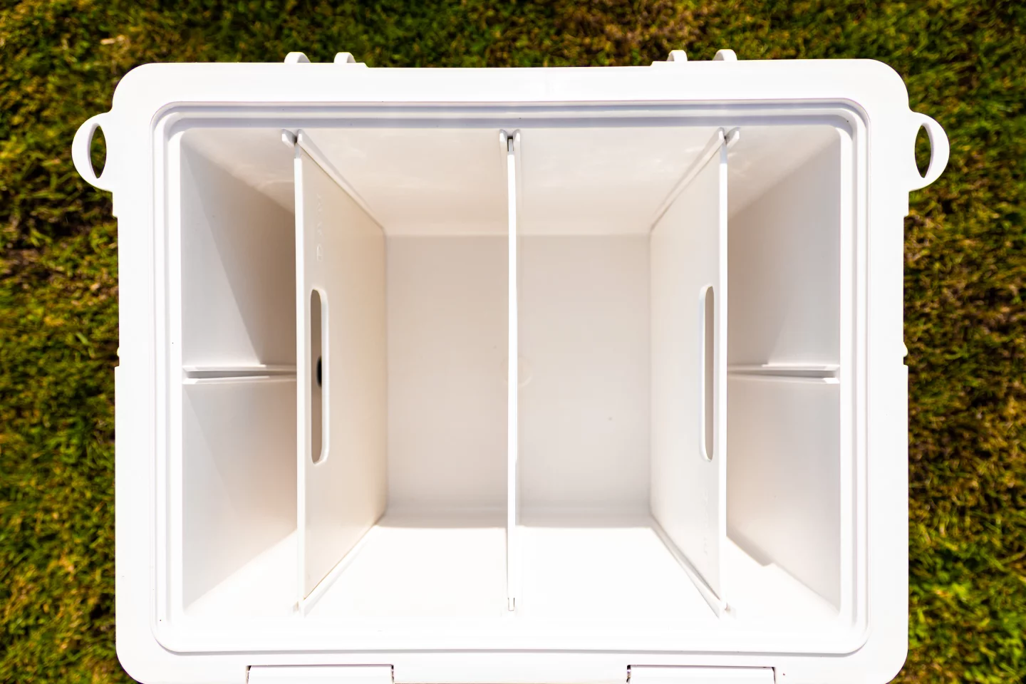 Keep the Dam Cooler open or make multiple individual compartments