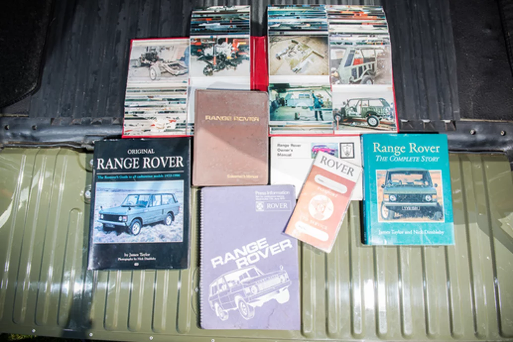 Collection of Range Rover literature