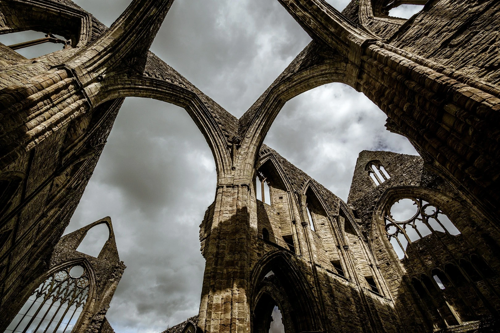 Shortlisted - Tintern Abbey. "A Cistercian Abbey on the banks of the river Wye built in 1131. All that remains today is the shell of the abbey which was victim to Henry VIII's dissolution of the monasteries."