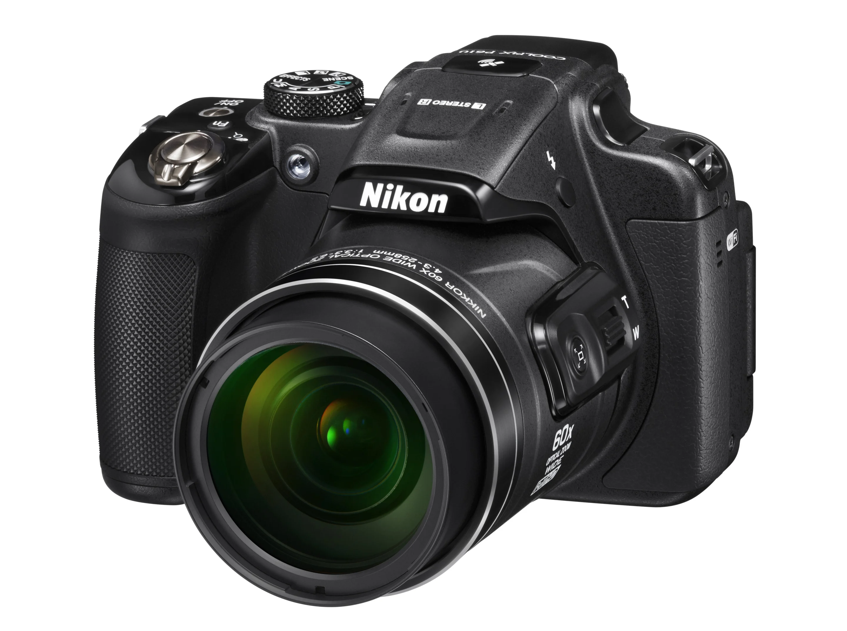 The Nikon Coolpix P610 uses a 16-megapixel 1/2.3-inch CMOS sensor