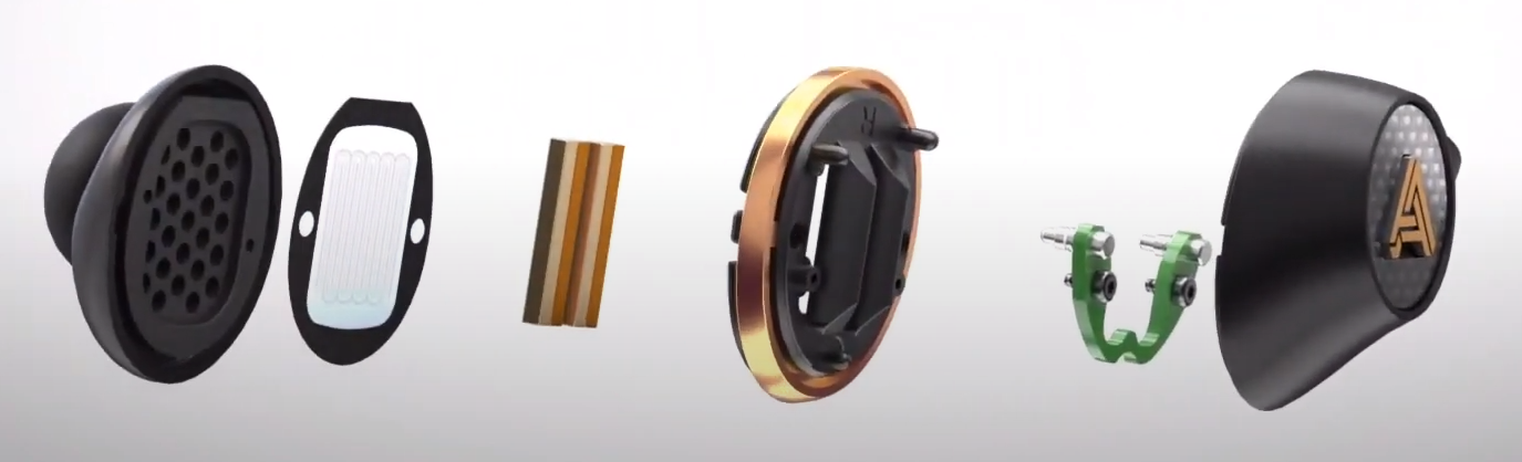 The custom driver features a Uniforce voice coil, N50 magnet array, and Fazor wave guides