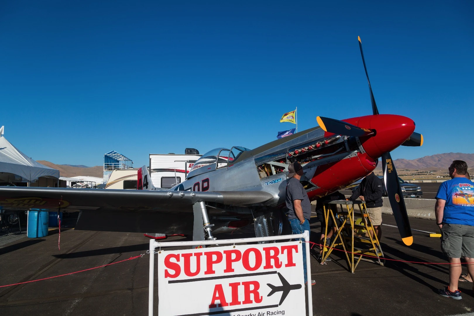 Sparky/Blondie, a P-51D Mustang from the Unlimited class