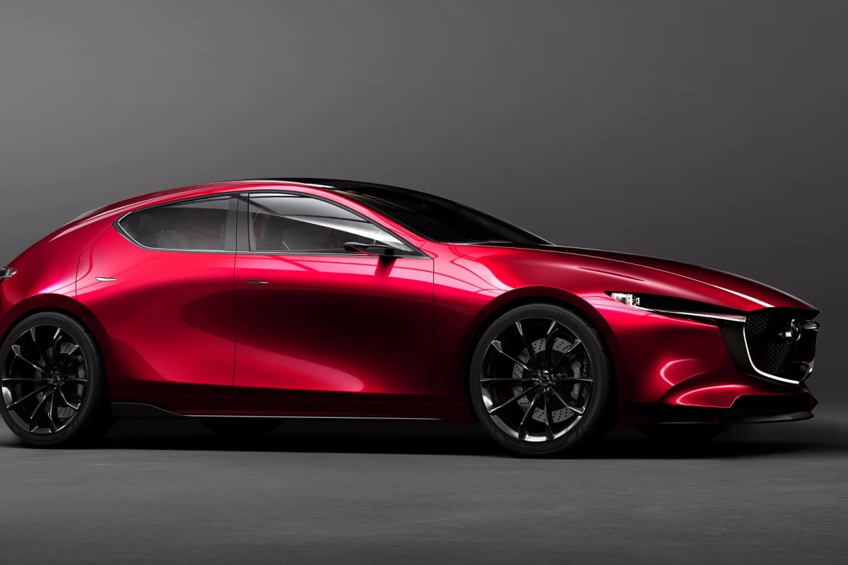 Mazda says that the Kai embodies the company's next-gen SKYACTIV-Vehicle Architecture platform and the newest SKYACTIV-X gasoline engine family