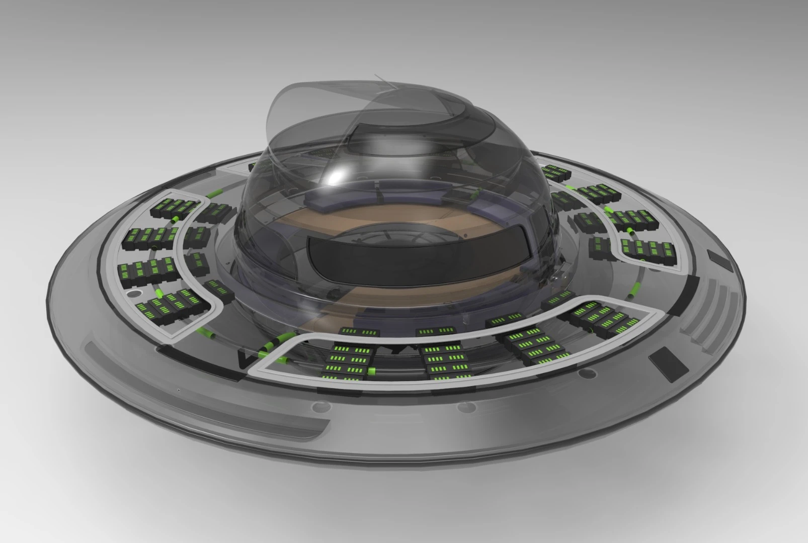 The UFO 2.0 would be built from carbon fiber and fiberglass