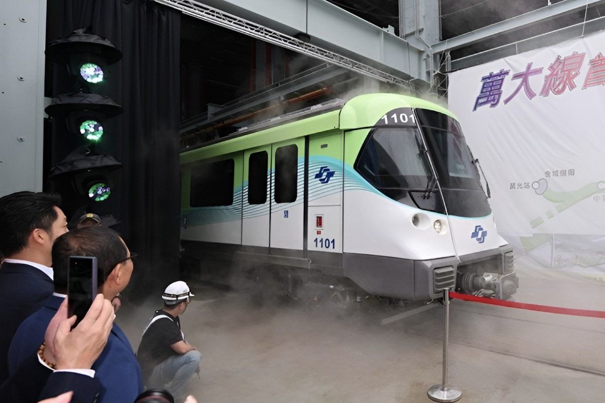 The first Alstom Metropolis model rolls into Taiwan