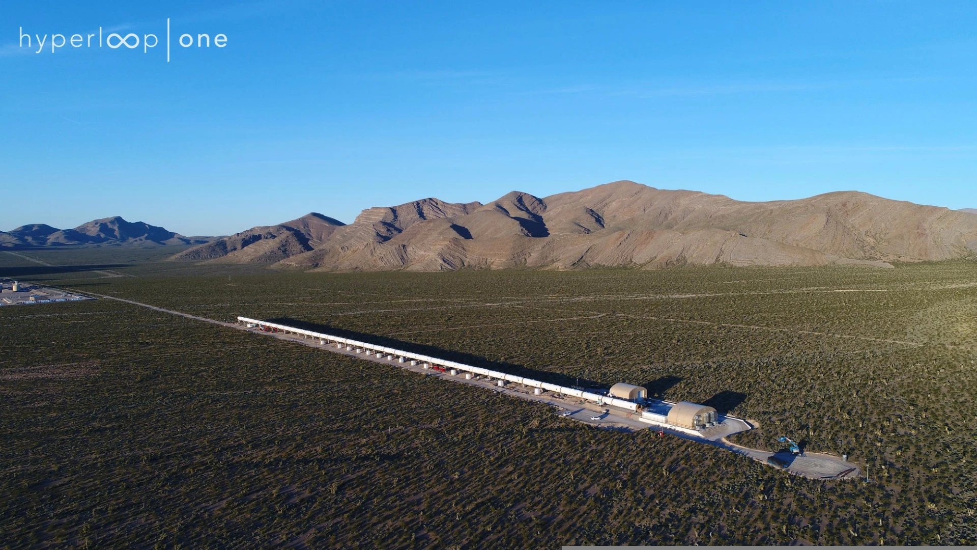 The Hyperloop One test facility in Nevada