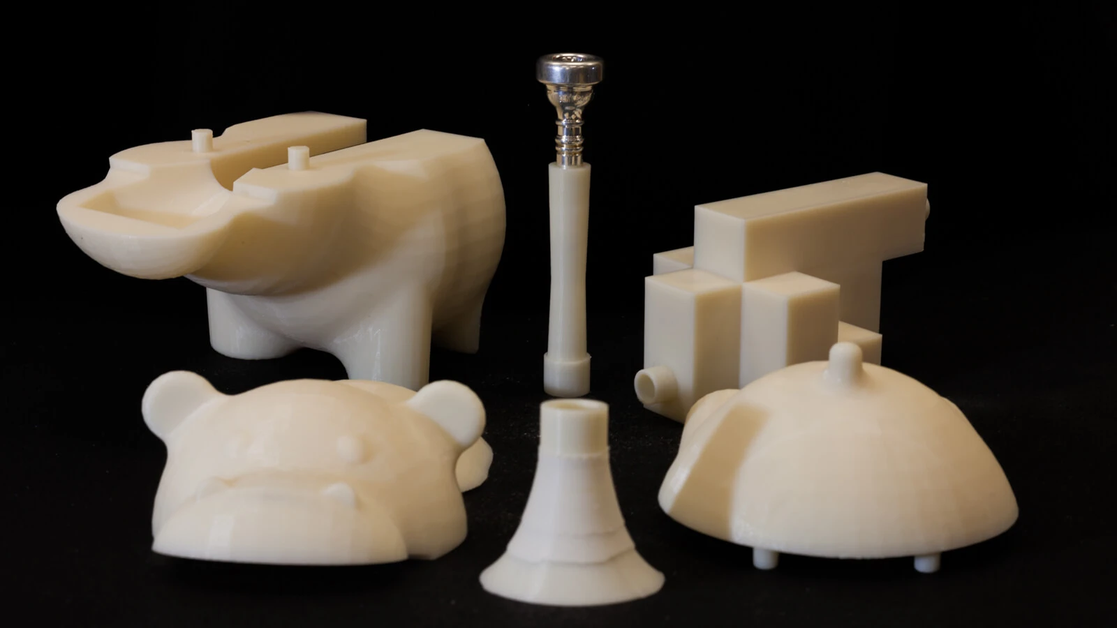 Wind instruments, like this hippo trumpet, can be optimized to produce certain frequencies when blown into