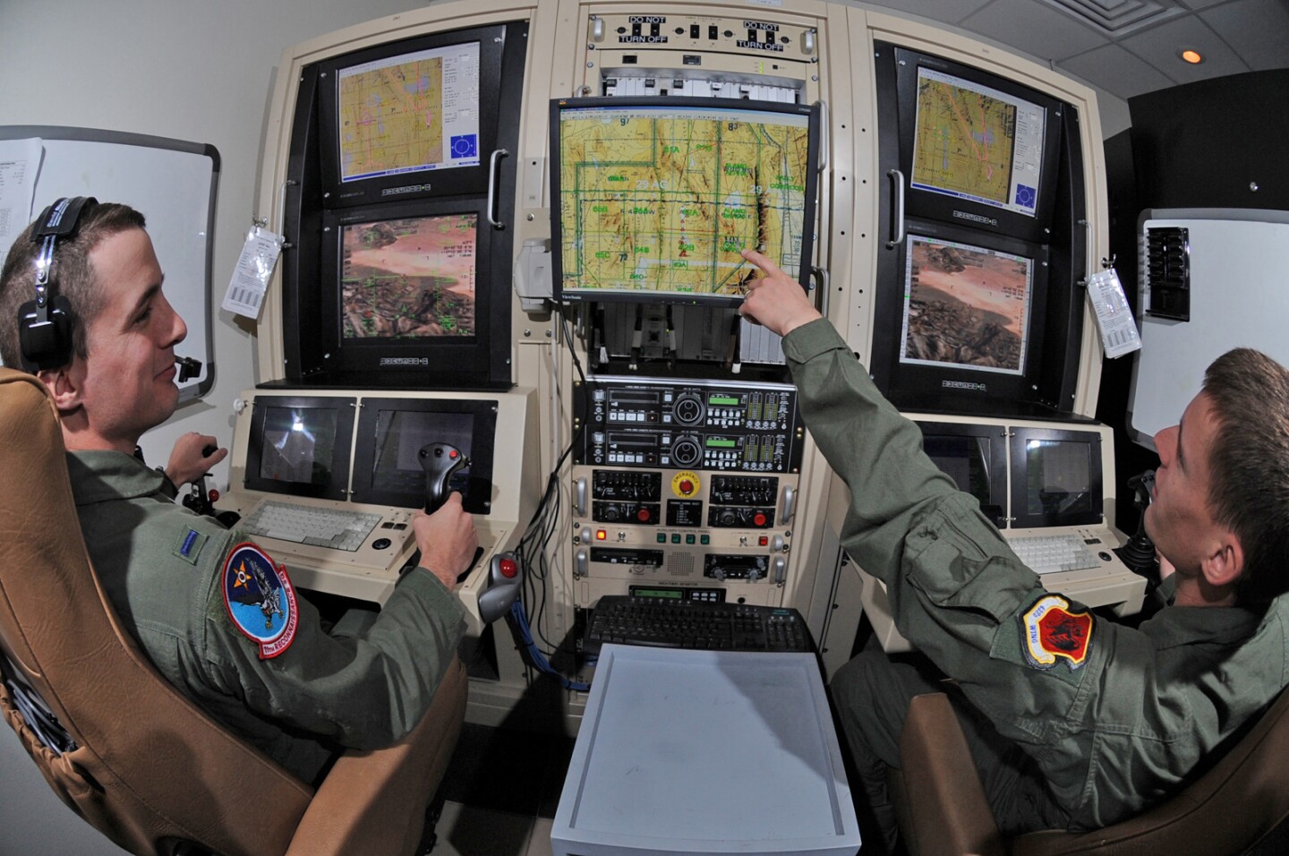 Drone pilots (Image: Department of Defense)