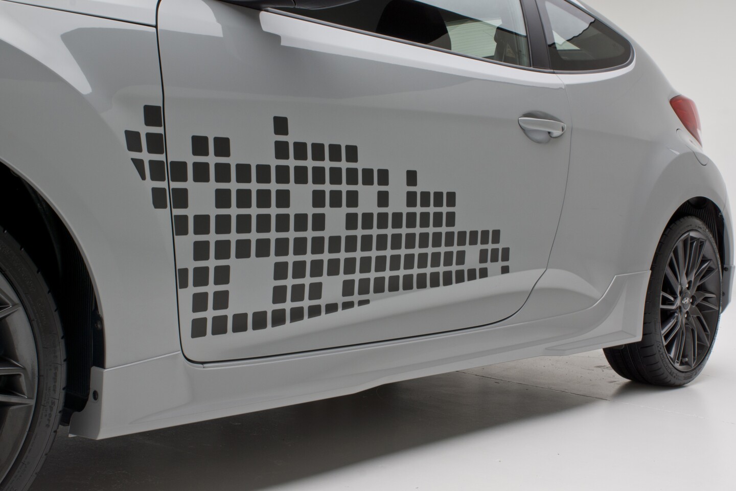 The Veloster RE:MIX optional graphics package