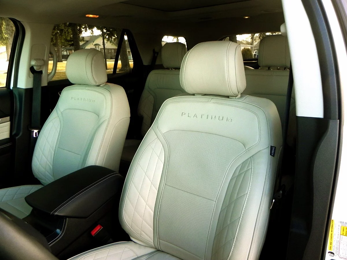The front seats are comfortable and well-positioned with plenty of adjustment options to fit anyone who enters
