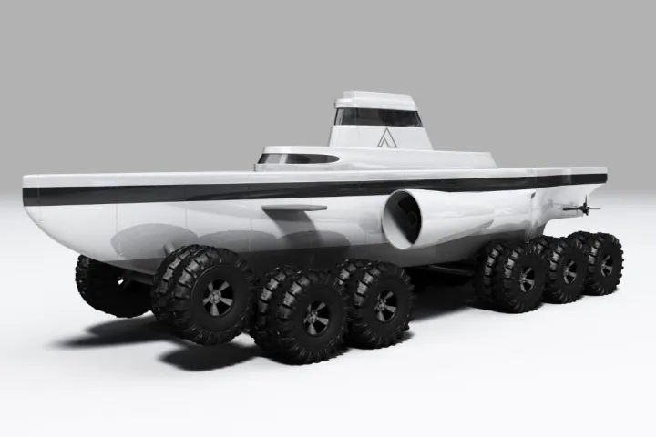 Philip Pauley's proposed Pathfinder submarines would be able to crawl along the sea floor, or move through the water when necessary