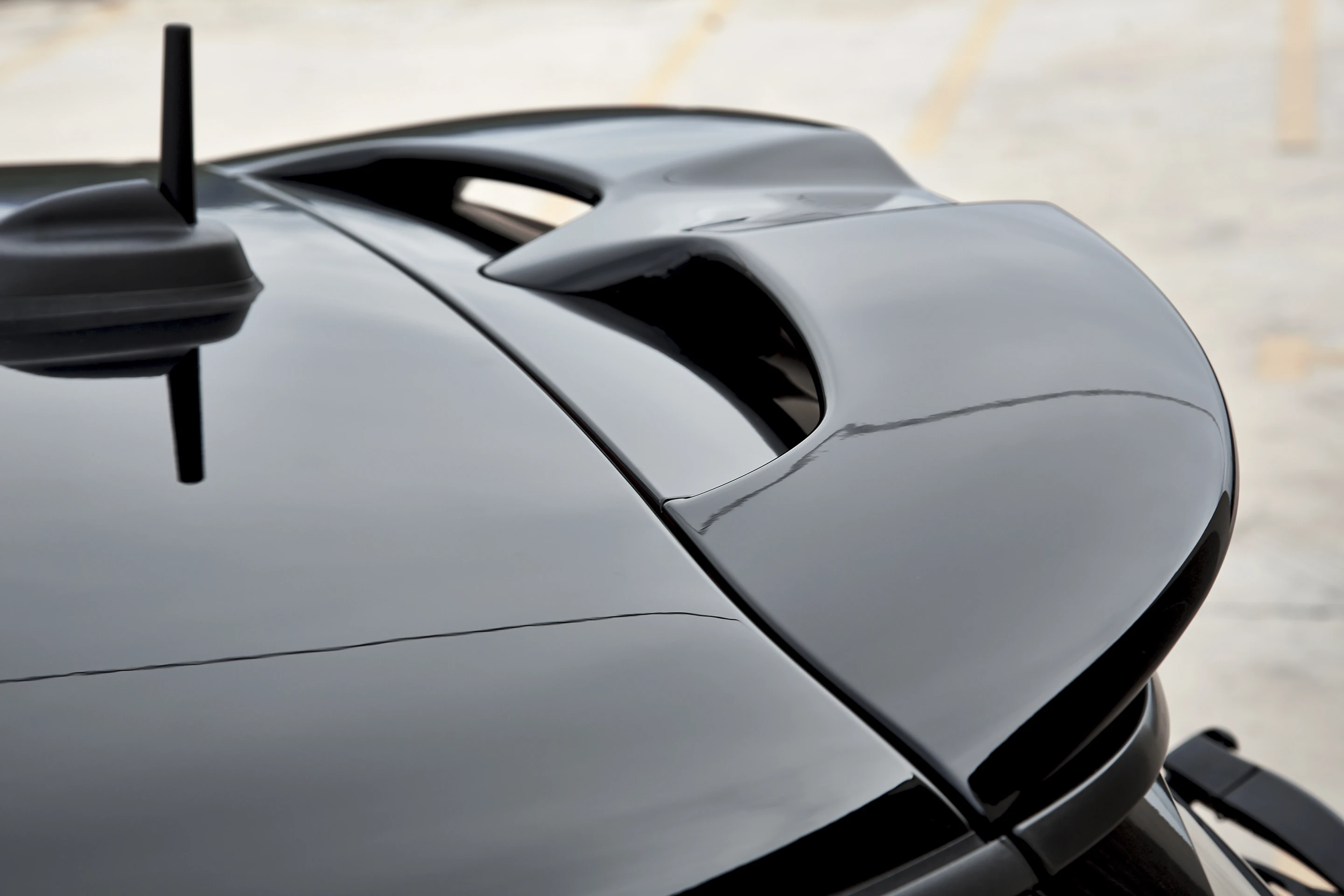 The new Mini Cooper S's spoiler