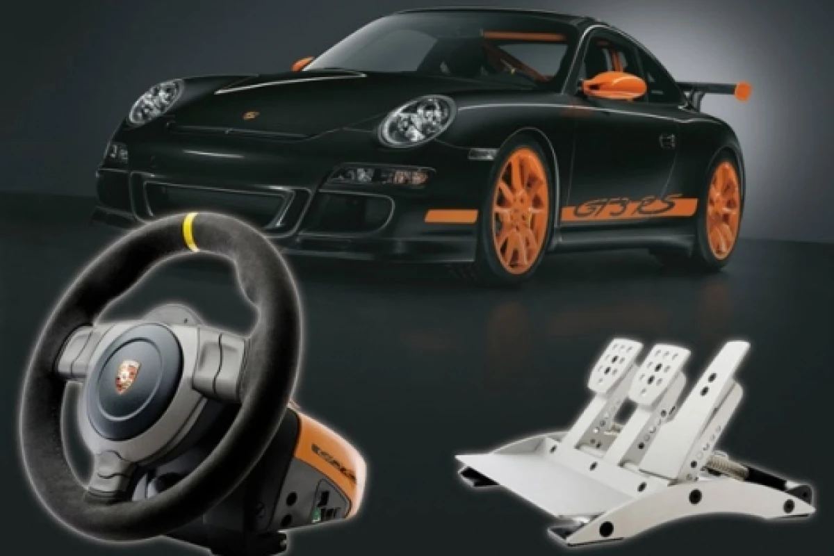 The Porsche 911 GT3 RS Racing Wheel for PC and PS3 - Car not included unfortunately.