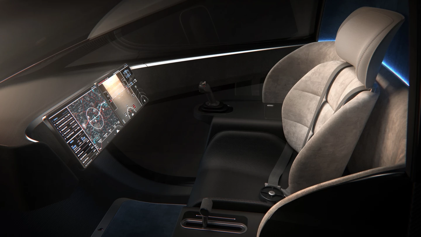 Minimalistic cabin and controls