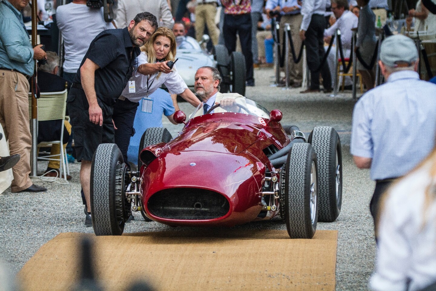 Winning on debut in the hands of Juan Manuel Fangio in the 1954 Argentine Grand Prix, the 26 Maserati 250F Monopostos built won races across the world, two Formula One drivers championships before the constructors championship was inaugurated, and was the weapon of choice of many famous privateers including a young Stirling Moss who parlayed a promising 1954 season in the 250F into a works drive in the Mercedes-Benz W196 alongside Fangio in 1955. The second championship win came after Mercedes-Benz quit the sport after achieving its goals. Owner: Guillermo Fierro-Eléta, Spain