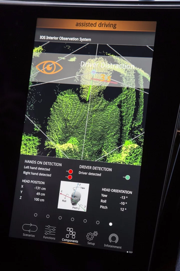 ZF is aiming to cut down on distracted driving by monitoring drivers with an in-cabin camera