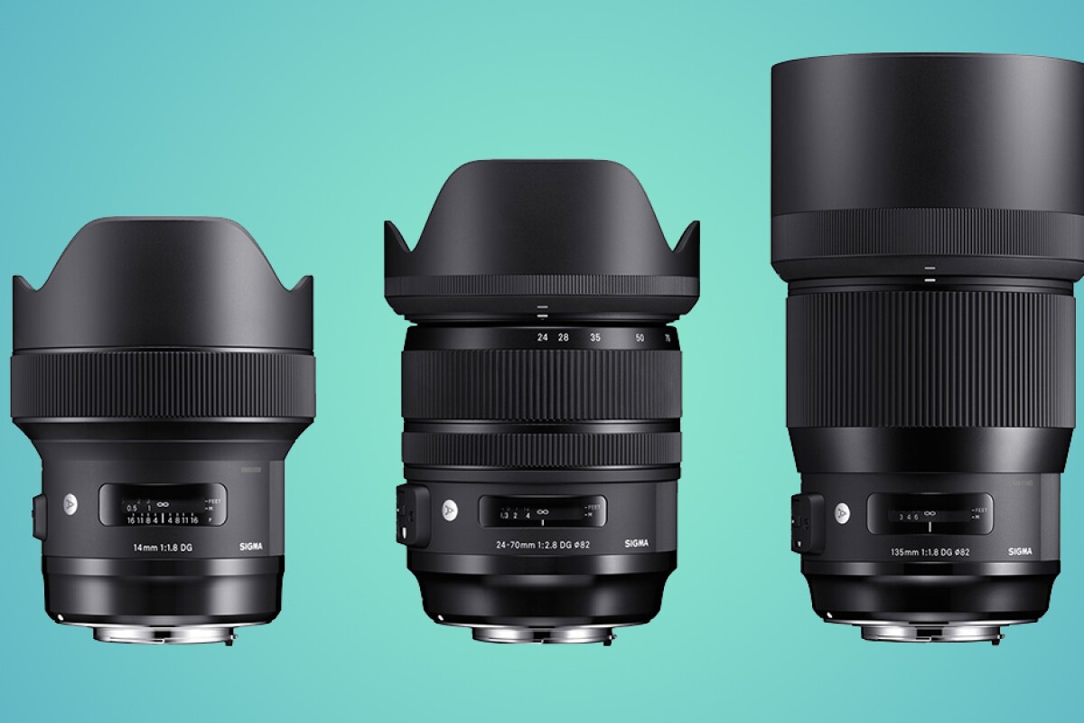 Sigma gets Arty with three new highend lenses