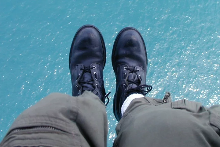 Heights can make your feet feel rather weird.