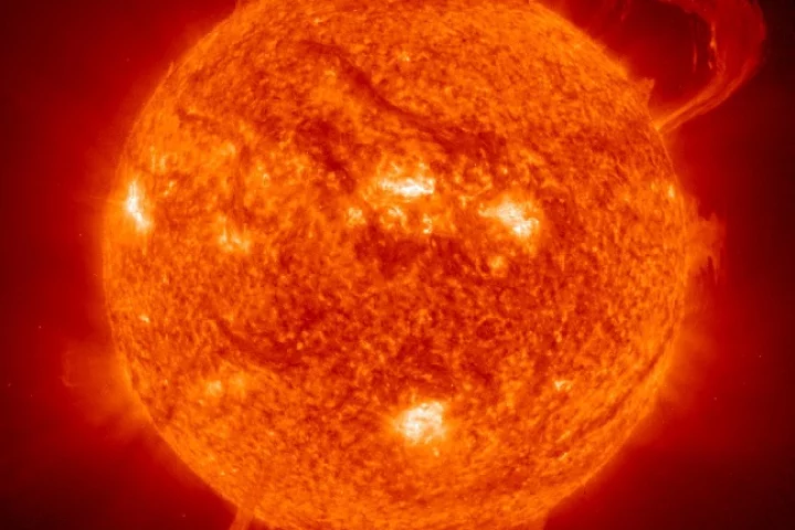 A new study from Lund University asserts that regional climate is influenced by the sun (Image: ESA/NASA/SOHO)