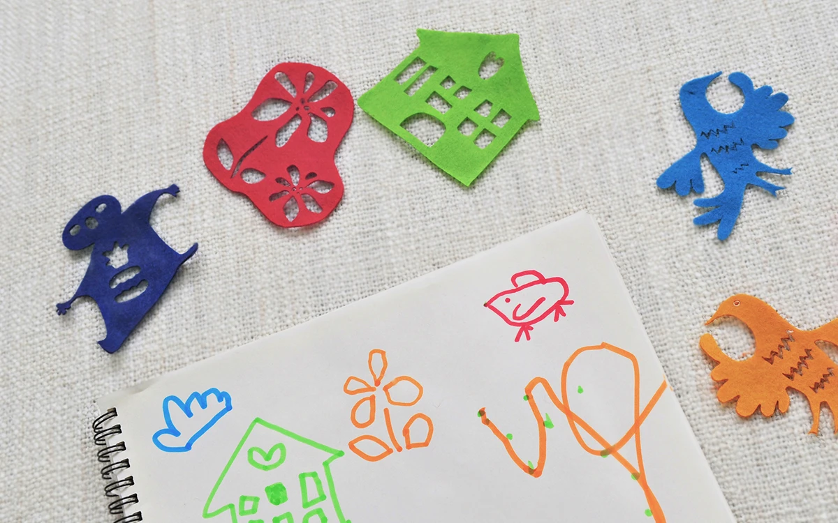 Cubliio can cut through some materials, including felt